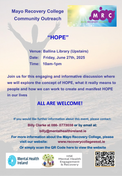 Mayo Recovery College (Outreach) module 