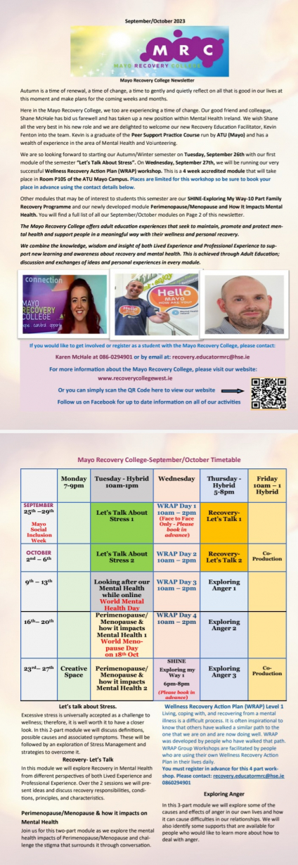MRC September/October Newsletter 2023