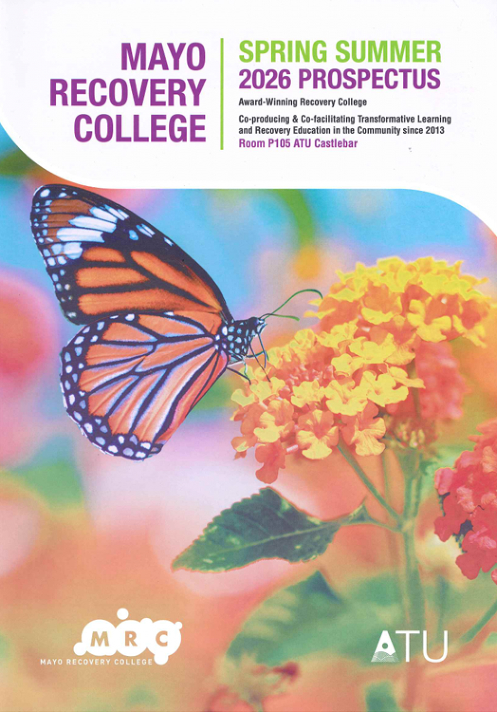 Mayo Recovery College: Spring/Summer Prospectus 2026