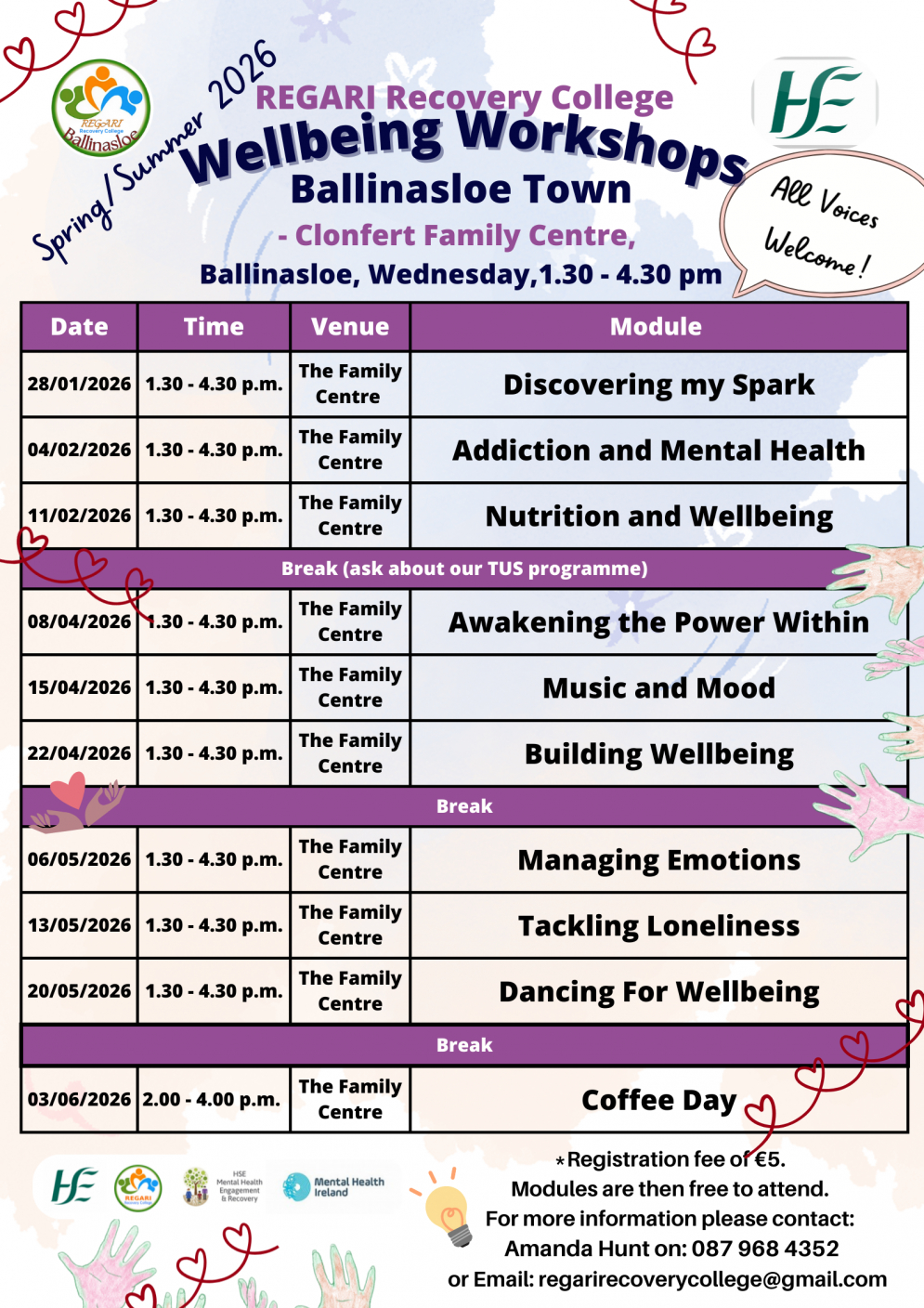 Ballinasloe Spring /Summer Prospectus 2026