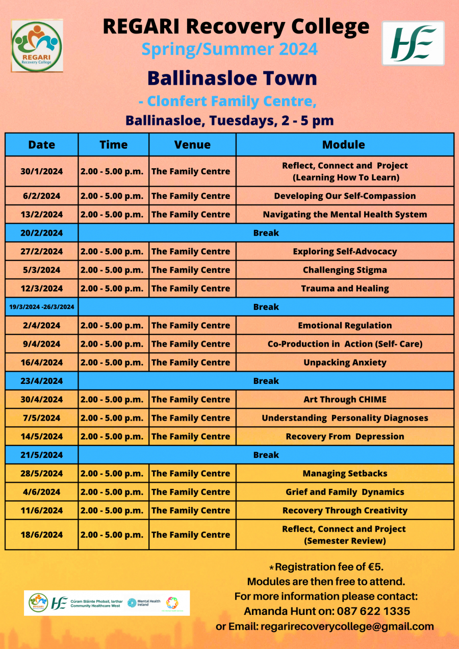 Ballinasloe Spring Summer Prospectus 2024